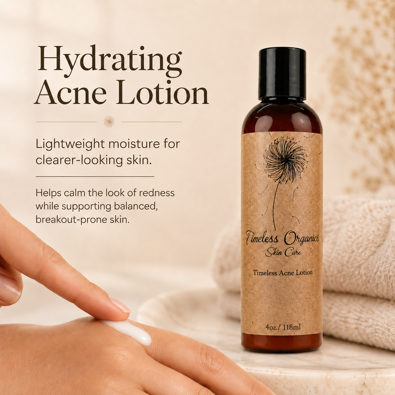 Timeless Organics Skin Care Clarifying Acne Lotion Lotion Light Gray