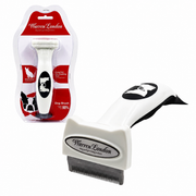 Warren London Warren London Short Hair Deshedding Brush Leashes, Collars & Accessories White Smoke Small 1.75" Brush (up to 25 lbs)