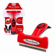 Warren London Warren London Long Hair Deshedding Brush Leashes, Collars & Accessories White Smoke Large 4" Brush (40+ lbs)