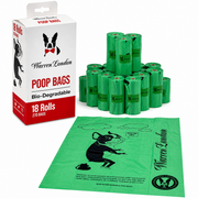Warren London Warren London Dog Poop Bags Pet Supplies White Smoke 18 Rolls - 270 Bags