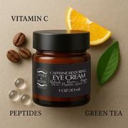 Lather & Wood Shaving Co Caffeine Restoring Eye Cream Men Grooming, Health