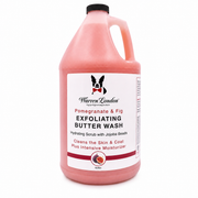 Warren London Exfoliating Butter Wash Dog Shampoo Gallons - With Natural Jojoba Beads Spa Product