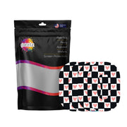 Peelz Checkered Hearts Patch  Tape Designed for the DEXCOM G6 Patch Medical Tape