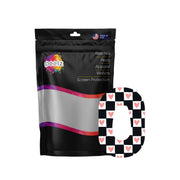 Peelz Checkered Hearts Patch  Tape Designed for the DEXCOM G6 Patch Medical Tape