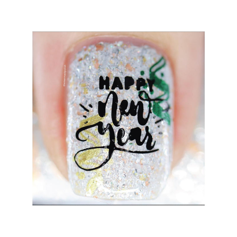 UberChic Beauty New Year New Digits Stamping Plate