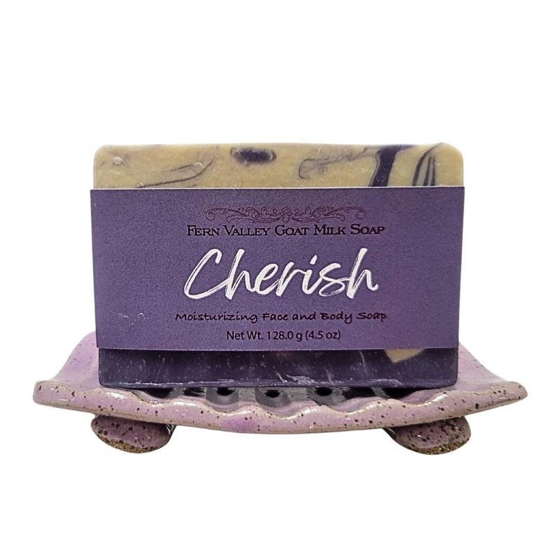 Fern Valley Soap Natural Goat Milk Soap | Cherish - Delightful Sheer Floral Scent Goat Milk Soap