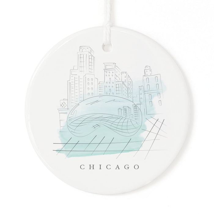 Chicago Christmas Ornament