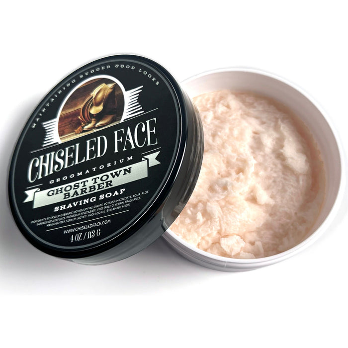 Chiseled Face Ghost Town Barber - Shaving Soap