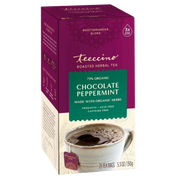 Teeccino Chocolate Peppermint Roasted Herbal Tea Herbal Tea