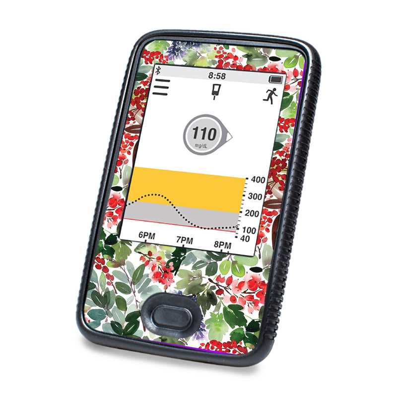 Peelz Christmas Berries Designed for DEXCOM G6 Touchscreen Receiver Peelz/Stickers