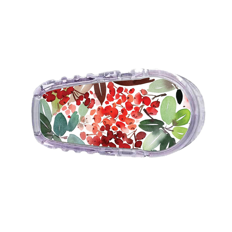 Peelz Christmas Berries Sticker Designed for the DEXCOM Transmitter Peelz/Stickers
