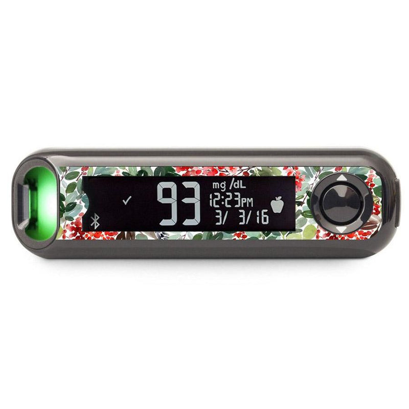 Peelz Christmas Berries for Bayer Contour© Next One Glucometer Peelz/Stickers