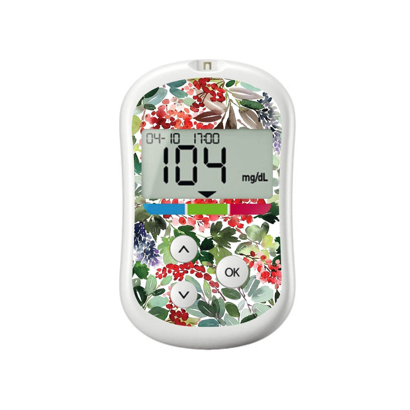 Peelz Christmas Berries for OneTouch Verio Flex Glucometer Peelz/Stickers
