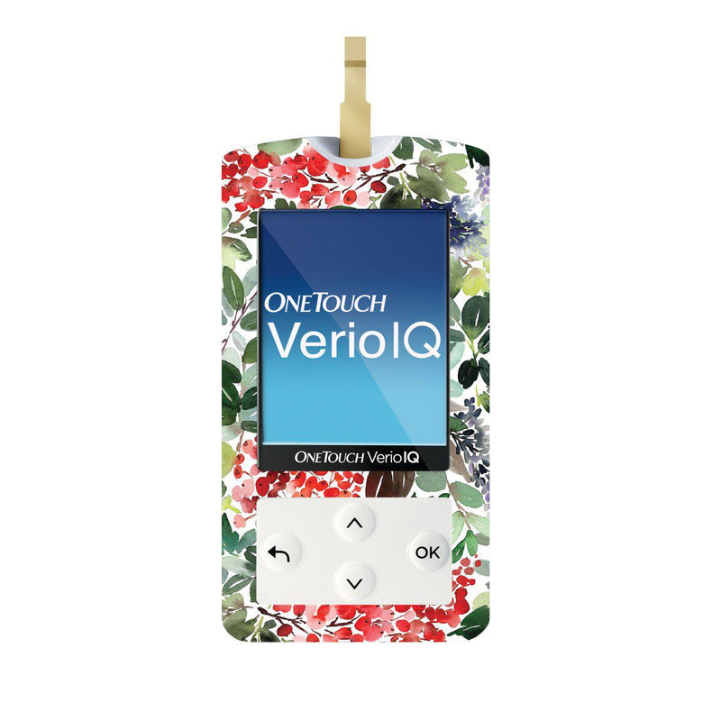 Peelz Christmas Berries for OneTouch Verio IQ Glucometer Peelz/Stickers