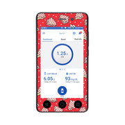 Peelz Christmas Cakes Sticker for Omnipod DASH® PDM – Pump Peelz Peelz/Stickers