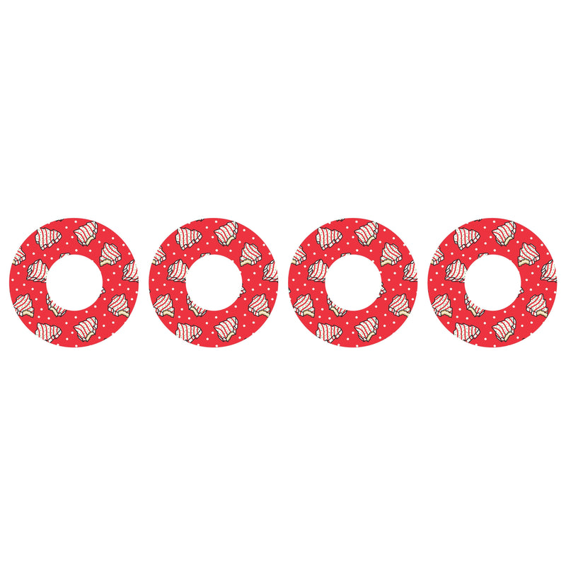 Peelz Christmas Cakes Patch  Tape Designed for the FreeStyle Libre 2 Patch Medical Tape