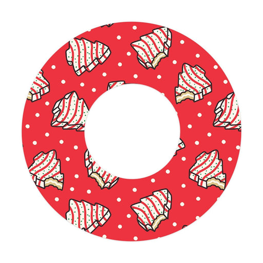 Peelz Christmas Cakes Patch  Tape Designed for the FreeStyle Libre 2 Patch Medical Tape
