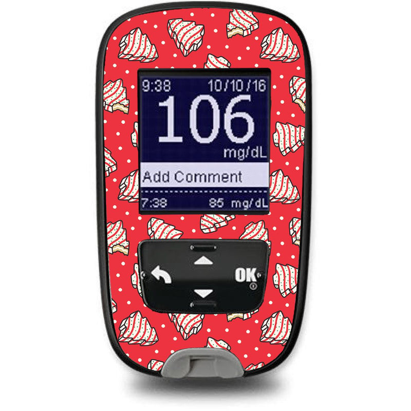 Peelz Christmas Cakes Sticker for the Accu-Chek Guide Glucometer Peelz/Stickers