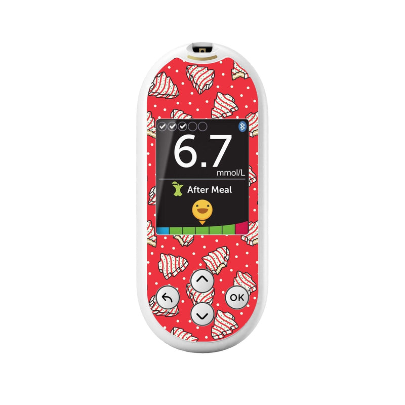 Peelz Christmas Cakes for OneTouch Verio Reflect Glucometer Peelz/Stickers