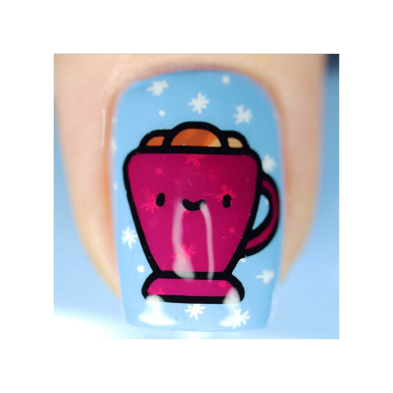 UberChic Beauty Christmas Kawaii Layers Stamping Plate