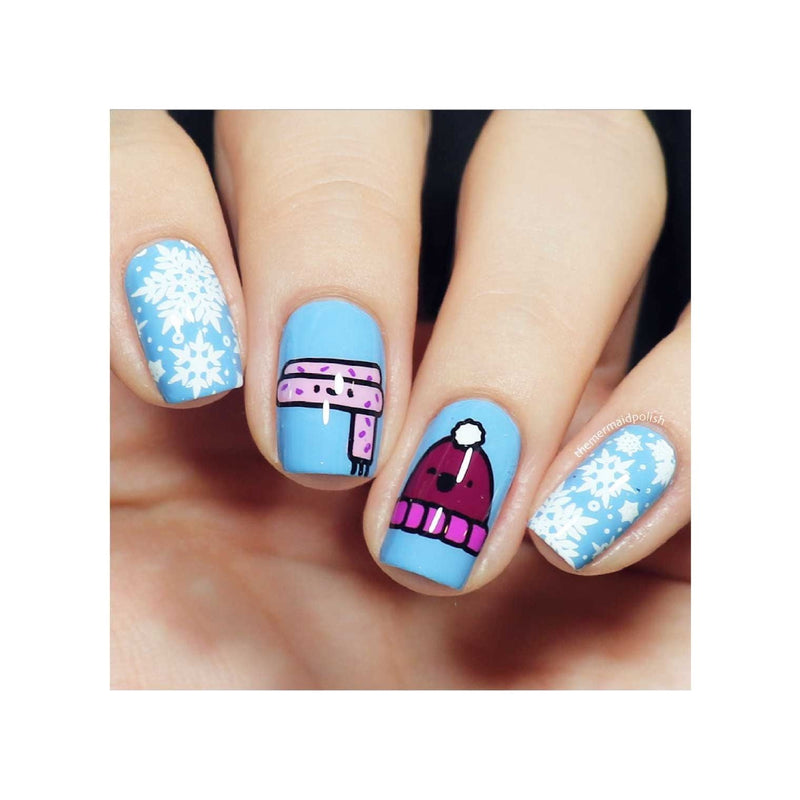 UberChic Beauty Christmas Kawaii Layers Stamping Plate