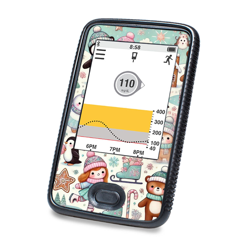 Peelz Christmas Scene Sticker for DEXCOM G6 Touchscreen Receiver Peelz/Stickers