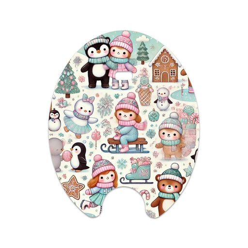 Peelz Christmas Scene Sticker for Eversense Smart Transmitter Peelz/Stickers