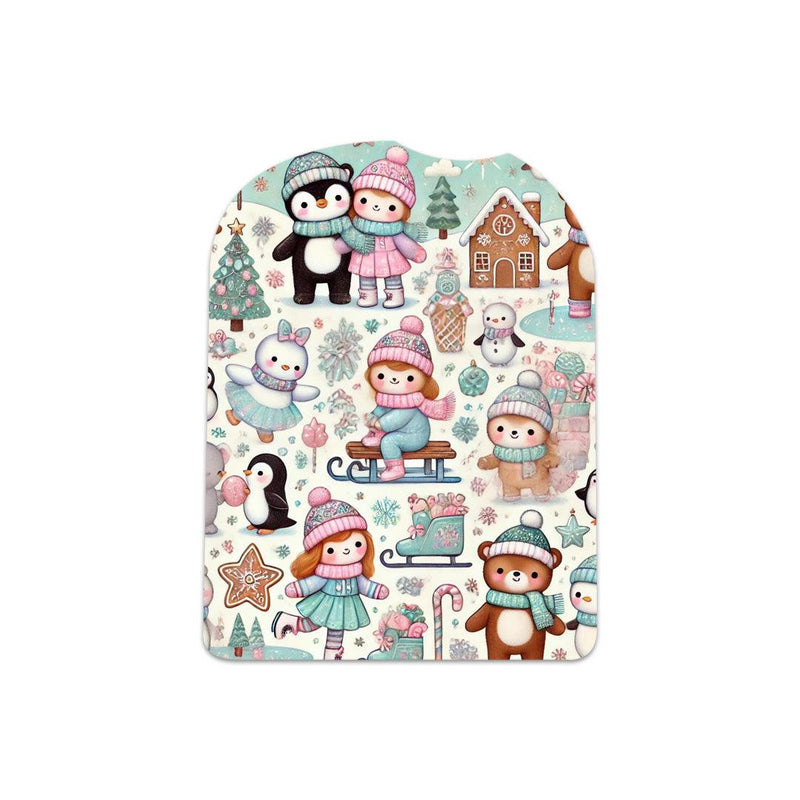 Peelz Christmas Scene Pod Sticker – Pump Peelz Peelz/Stickers