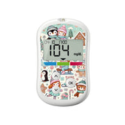 Peelz Christmas Scene Sticker for OneTouch Verio Flex Glucometer Peelz/Stickers
