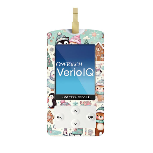 Peelz Christmas Scene Sticker for OneTouch Verio IQ Glucometer Peelz/Stickers