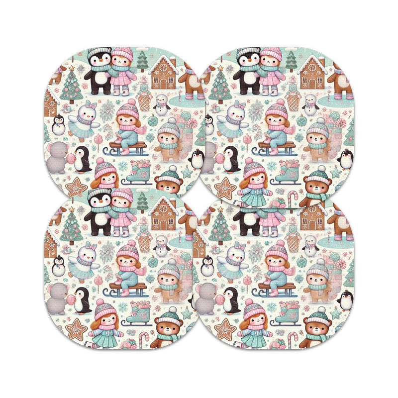 Peelz Christmas Scene Overpatch Tape - Pump Peelz Patch Medical Tape