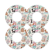 Peelz Christmas Scene Freestyle Libre 2 Patch Tape - Pump Peelz Patch Medical Tape