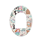Peelz Christmas Scene Pod Patch Tape - Pump Peelz Patch Medical Tape