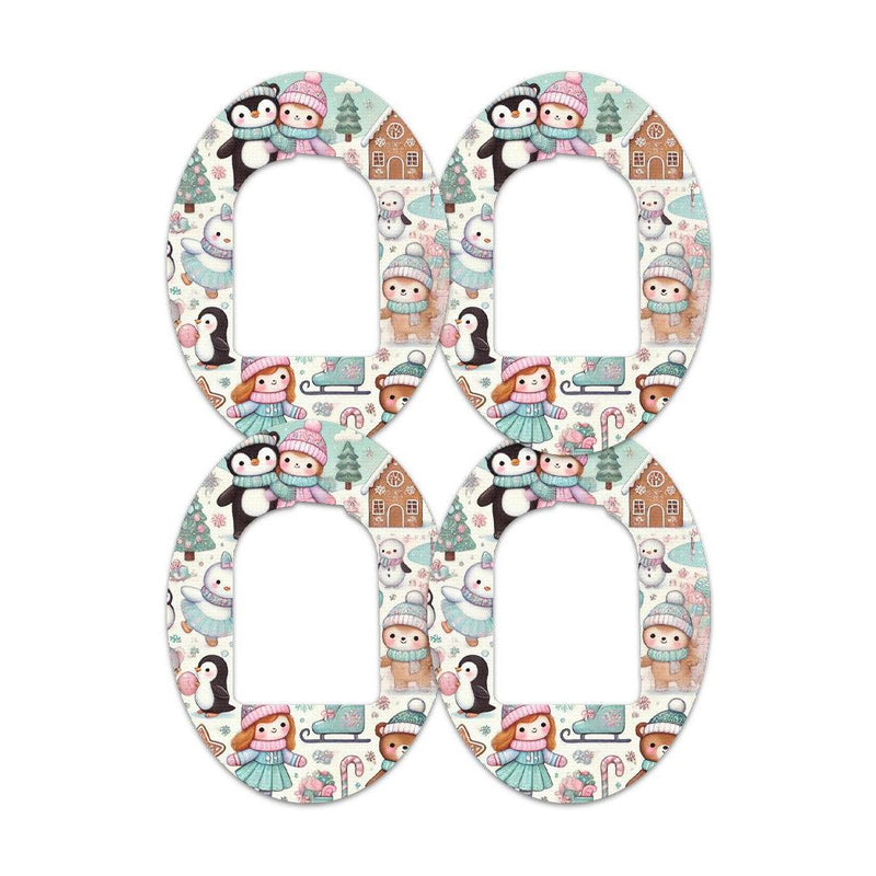 Peelz Christmas Scene Pod Patch Tape - Pump Peelz Patch Medical Tape