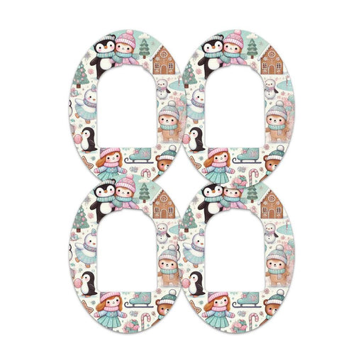 Peelz Christmas Scene Pod Patch Tape - Pump Peelz Patch Medical Tape