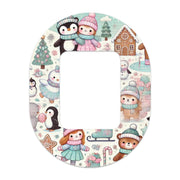Peelz Christmas Scene Tandem Mobi Patch Tape - Pump Peelz Patch Medical Tape