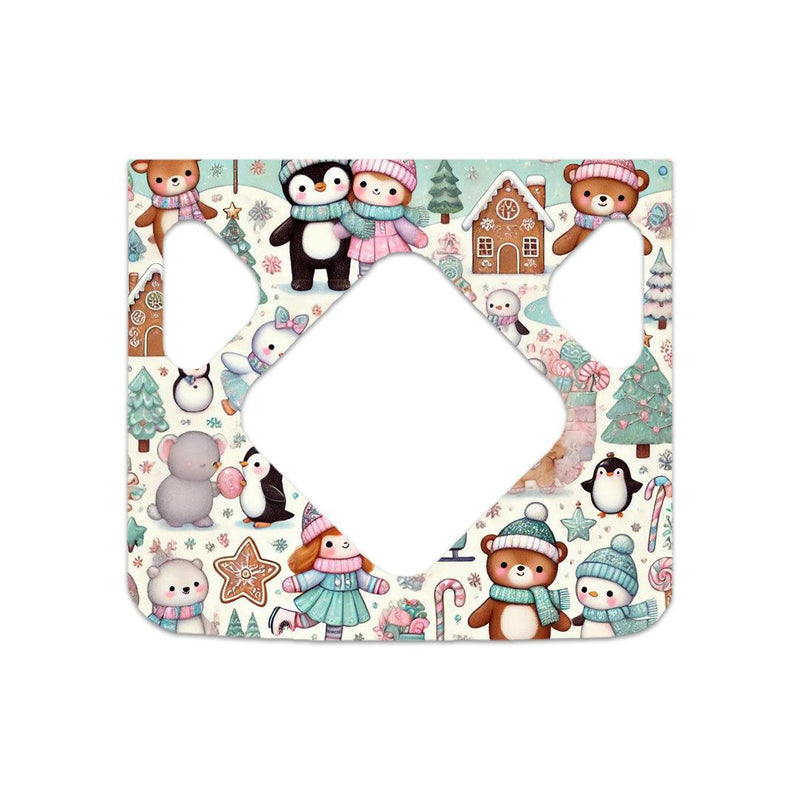 Peelz Christmas Scene Sticker for Medtronic MiniMed 770G & 780G Peelz/Stickers