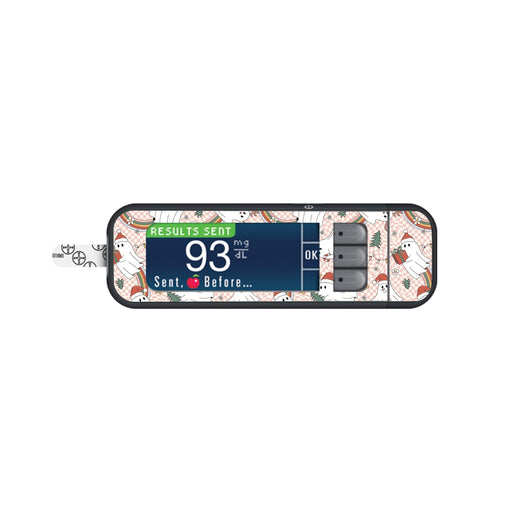 Peelz Christmas Spirits Sticker for Bayer Contour Next Glucometer Peelz/Stickers