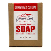 Cimarron Creek Essentials Christmas Cordial Organic Bar Soap 5.4oz Bath & Body