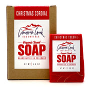 Cimarron Creek Essentials Christmas Cordial Organic Bar Soap 5.4oz Bath & Body