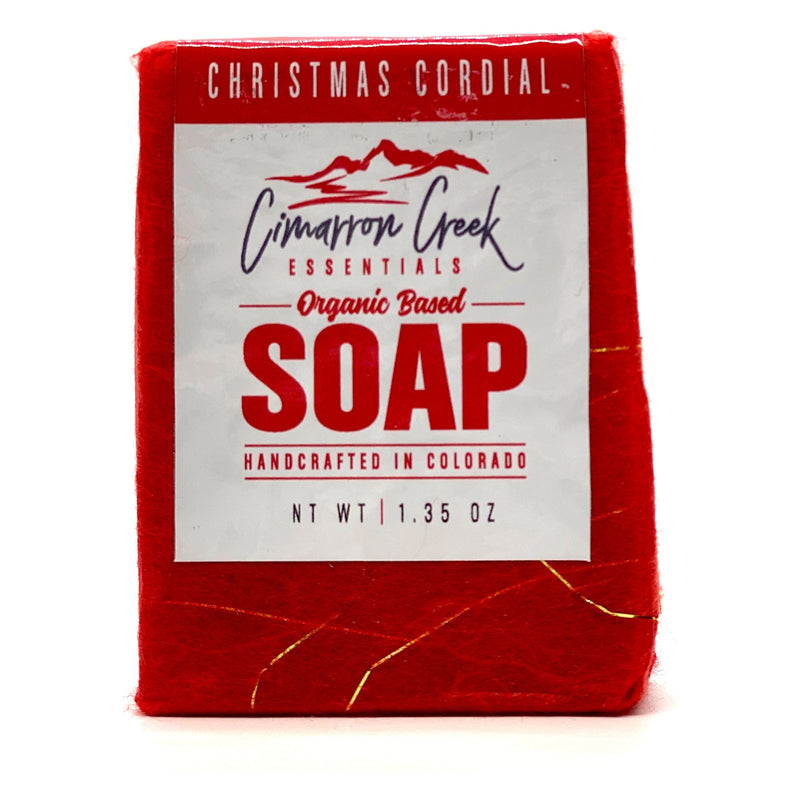 Cimarron Creek Essentials Christmas Cordial Organic Bar Soap 5.4oz Bath & Body