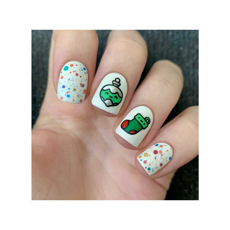 UberChic Beauty Christmas Kawaii Layers Stamping Plate