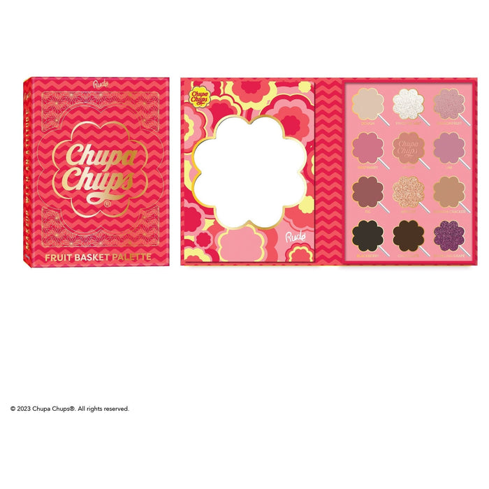 Rude Cosmetics - Rude Cosmetics - Chupa Chups Fruit Basket 12 Color Palette