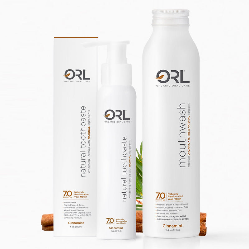 ORL Cinnamint Bundle - Toothpaste & Mouthwash Combo Bundle