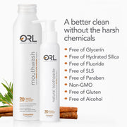ORL Cinnamint Bundle - Toothpaste & Mouthwash Combo Bundle