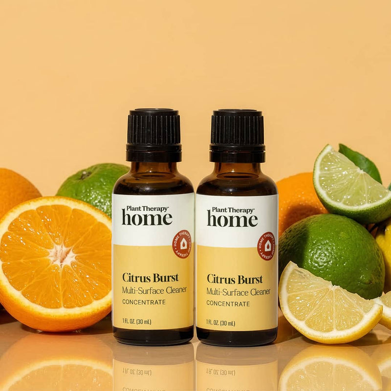 Plant Therapy Citrus Burst Multi-Surface Cleaner 2-Pack Household