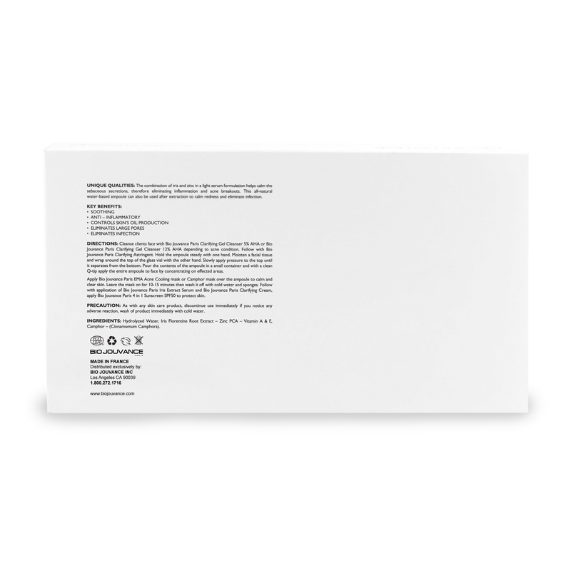 Bio Jouvance Paris Consumer Clarifying Iris Extract Ampoules Wholesale