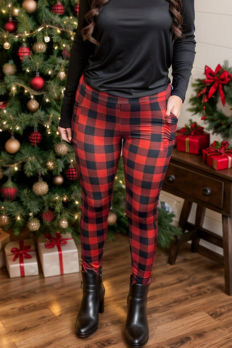 Plaid Leggings