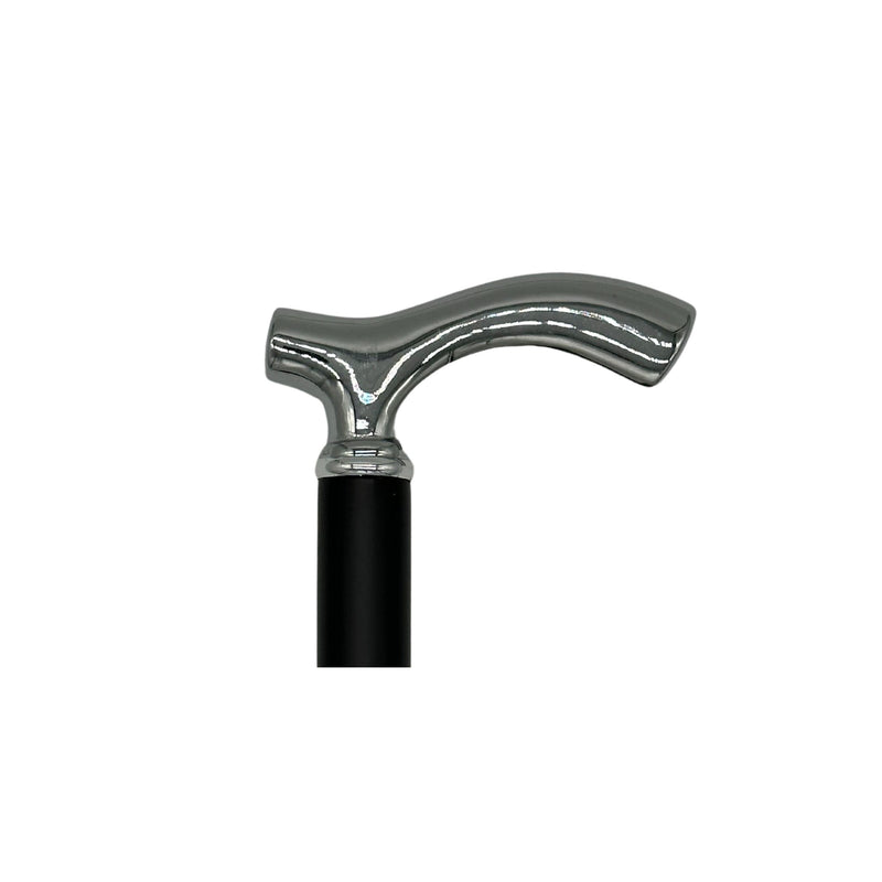 Classy Walking Canes Classy Canes Chrome Plated Fritz Style Handle Walking Cane