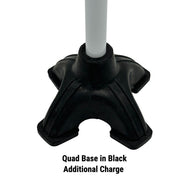 Classy Walking Canes Classy Walking Canes Adjustable Elegant Black and White Rhinestone Collar Walking Cane